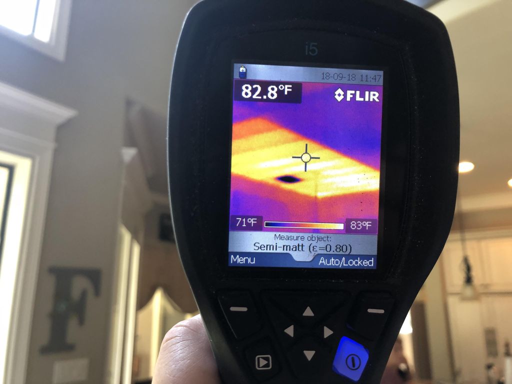 Our thermal cameras allow us to see when builders 