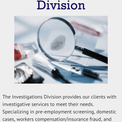 Invesigations Services