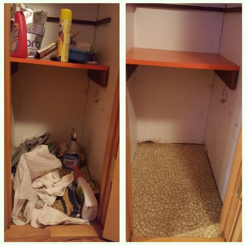 Move-out Deep Clean: Closet