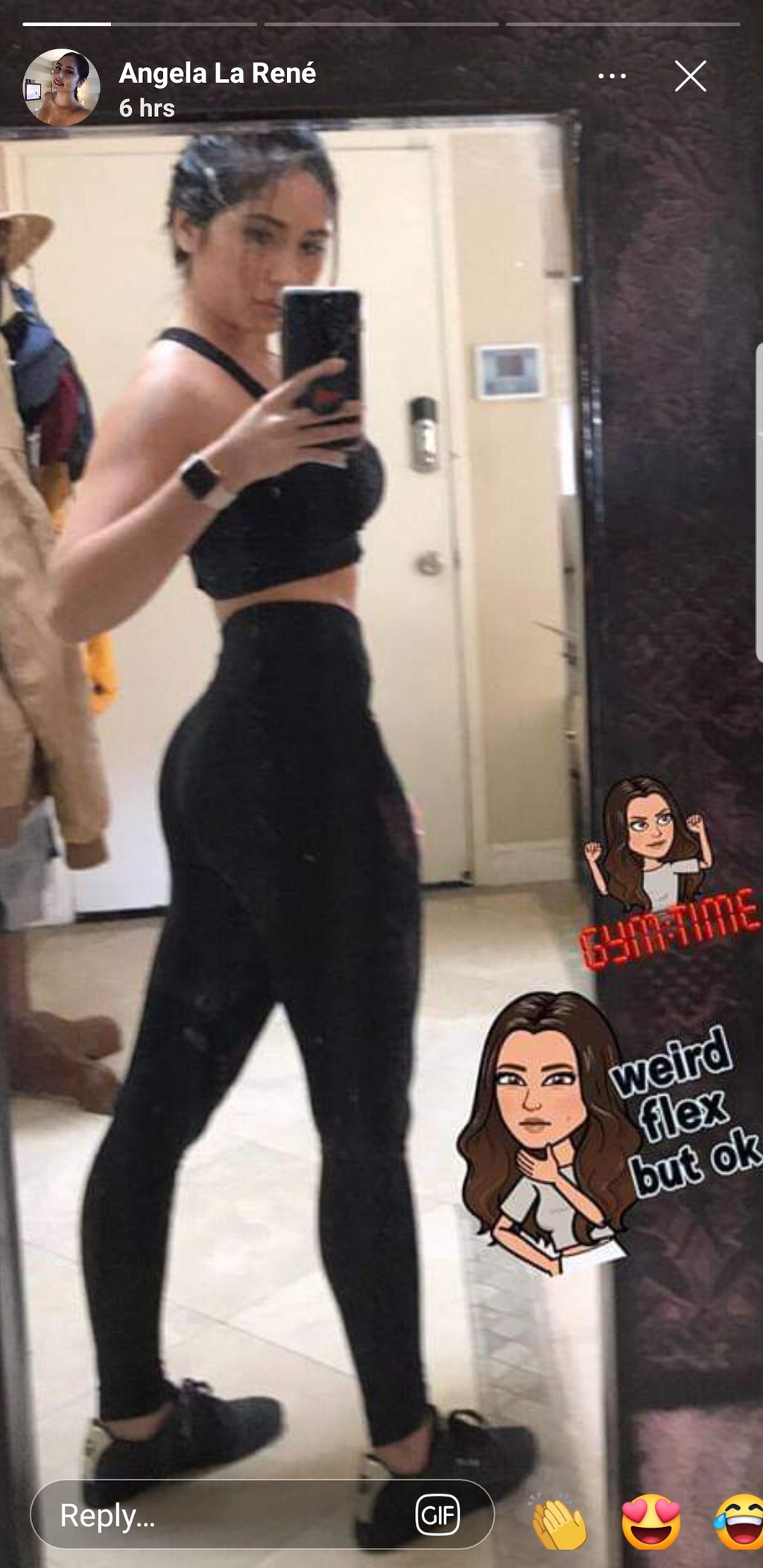 one of my latest client. Angela, after two months 