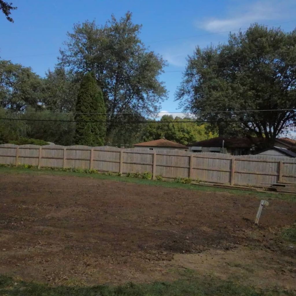 after grading and seeded