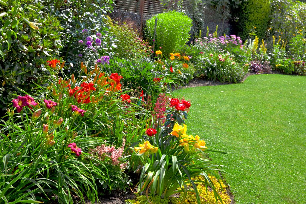 All our gardens are designed with color in mind al