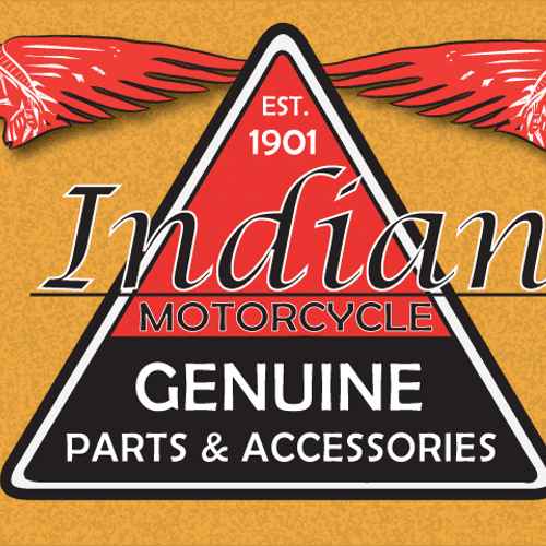 Indian Motorcycle advertisement, done in Adobe Ill