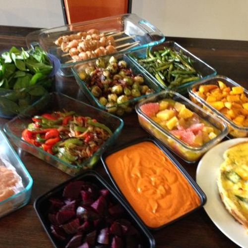 Food for the week for Paleo-ish clients who cook t