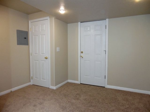 This was an unused basement room we converted into