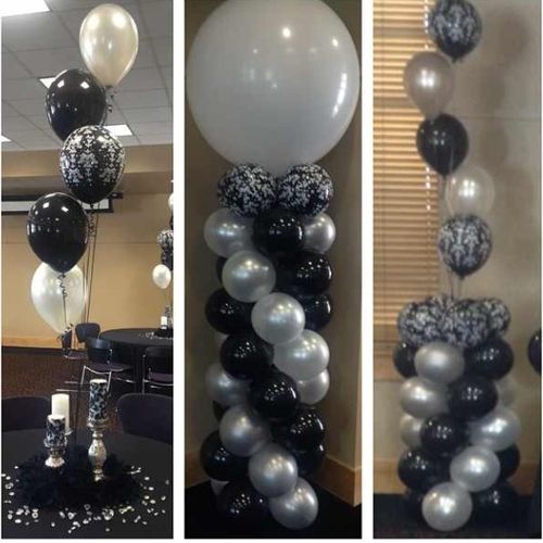 Balloon Columns are built on site and Custom made 