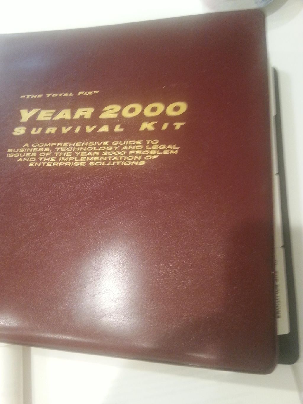 A Workbook and text on Y2K