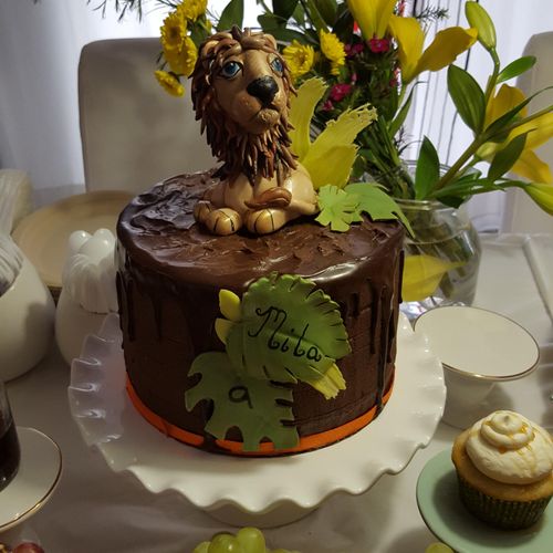 Lion Birthday Cake