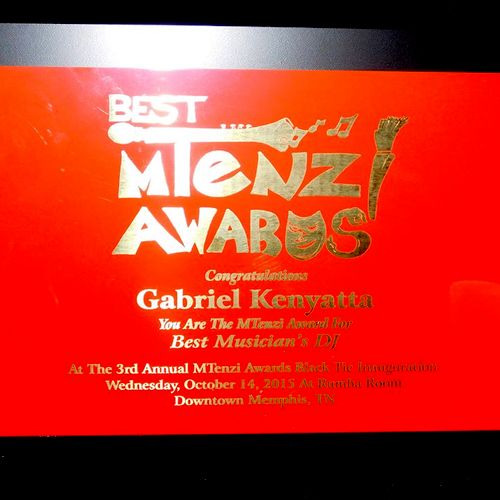 2015 Best in Memphis - DJ/Musician category Mtenzi