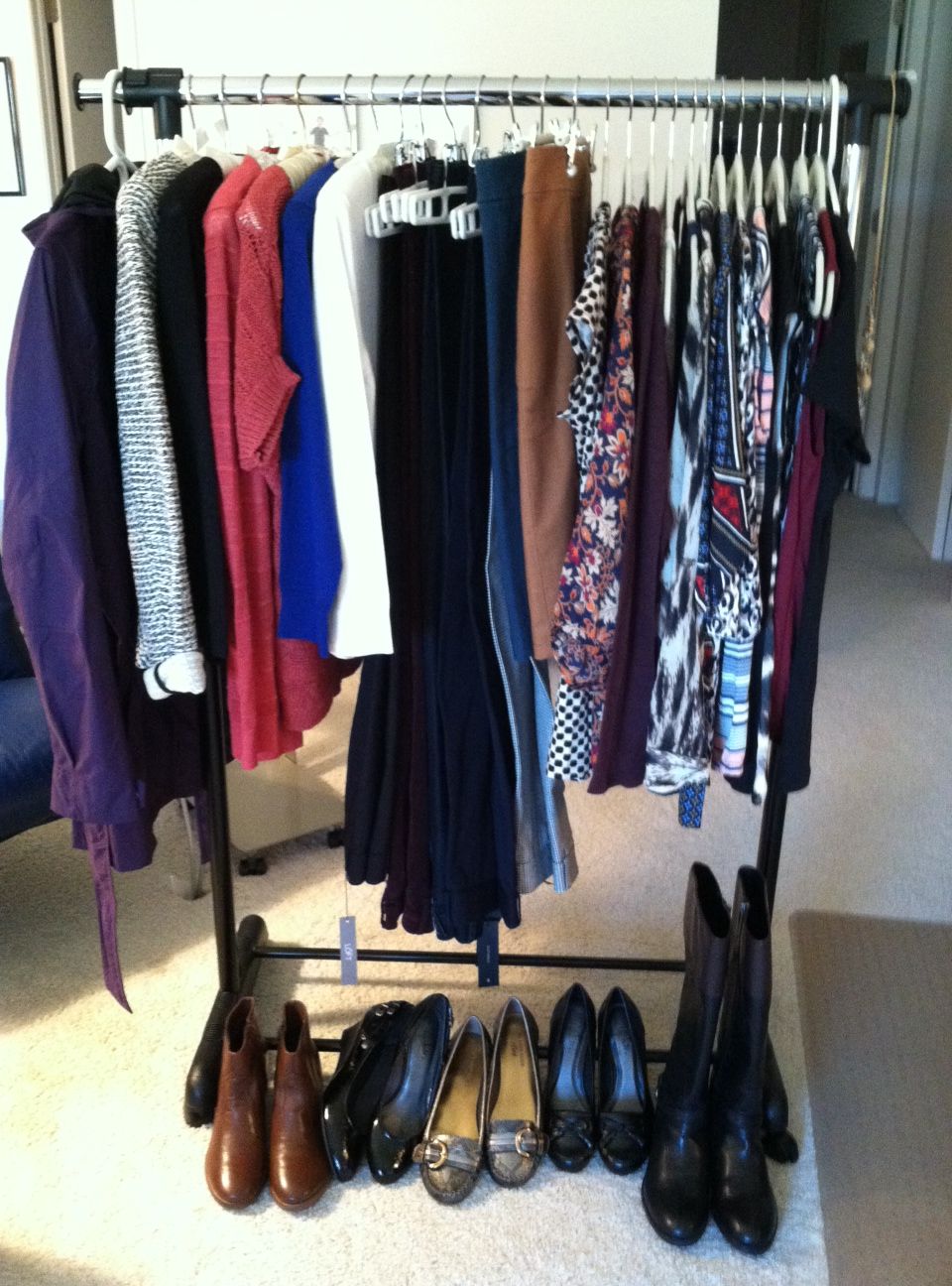 Client's purchases from a three hour shop with À L