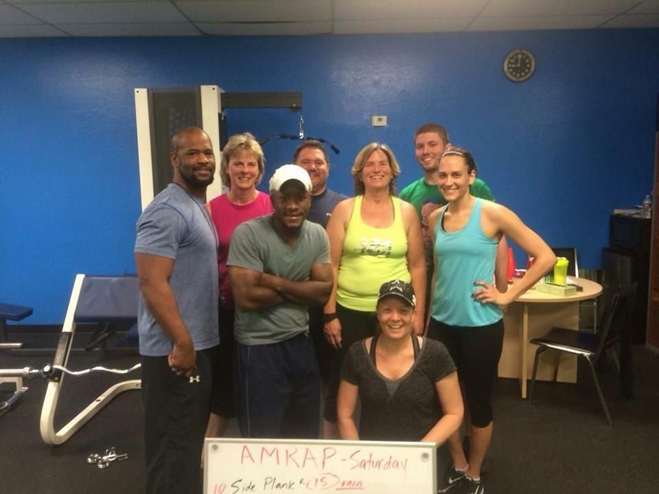 Workout in a team environment where you support an