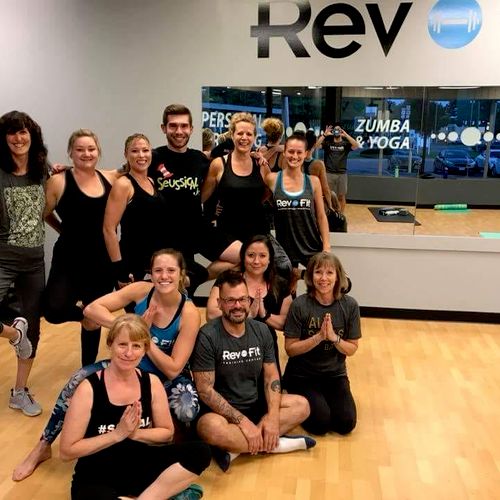 First Power Yoga Session at RevFit!  