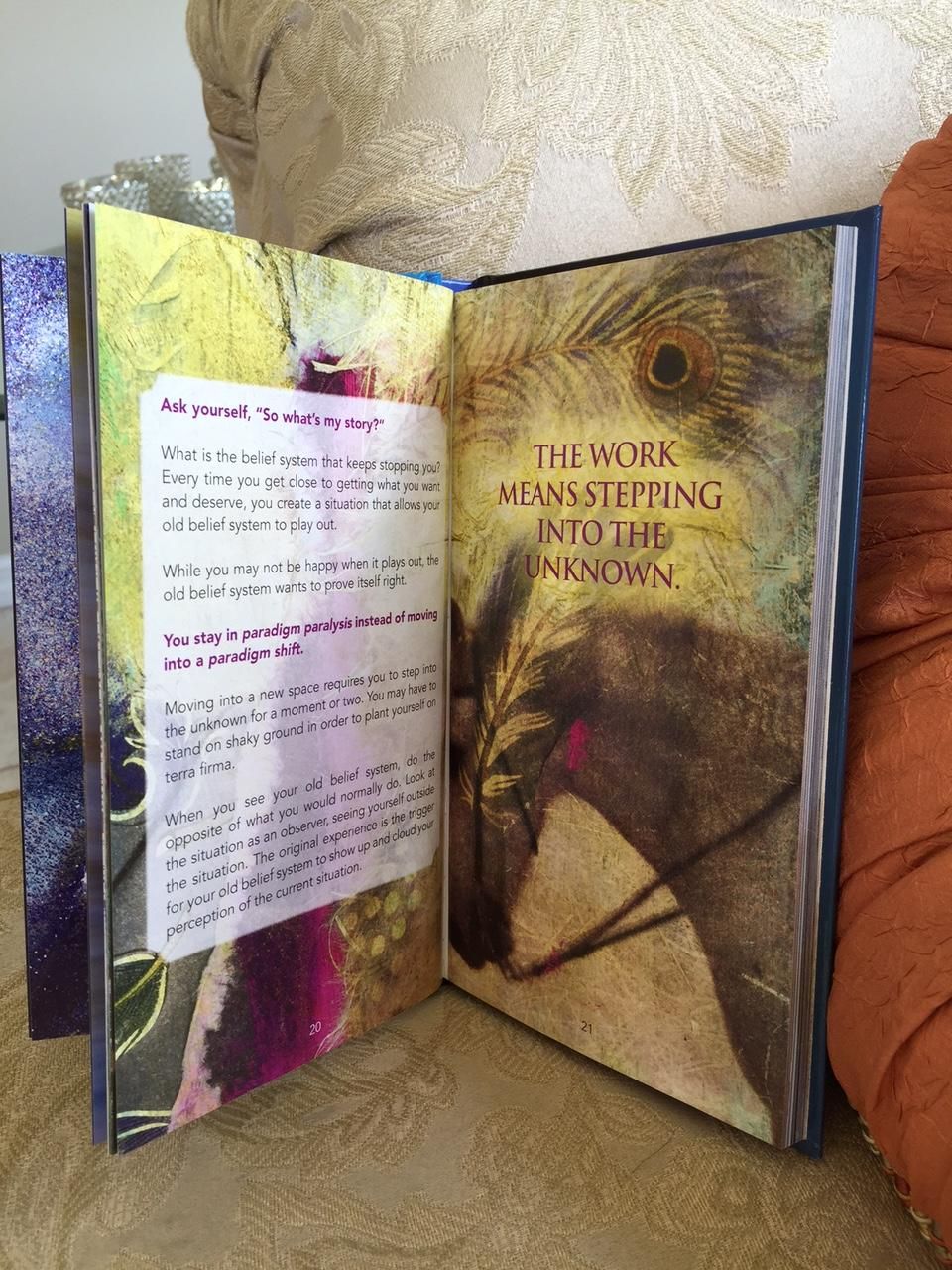 Interior page of my newly published book, The Four