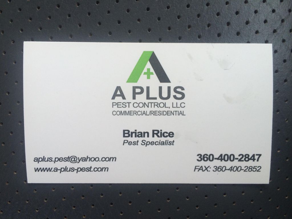 A Plus Pest Control LLC.