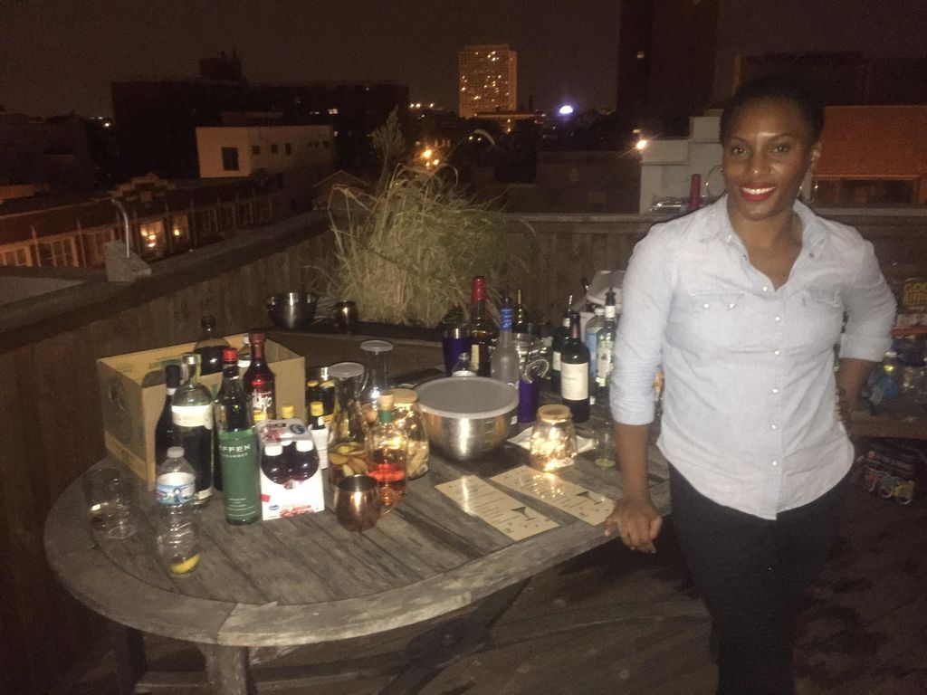 Great roof top party in the city!! 
