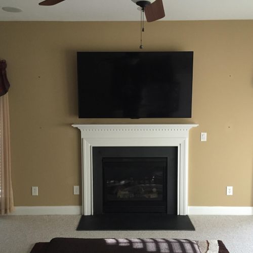 Sharp 70" with 5.1 In-ceiling surround sound syste