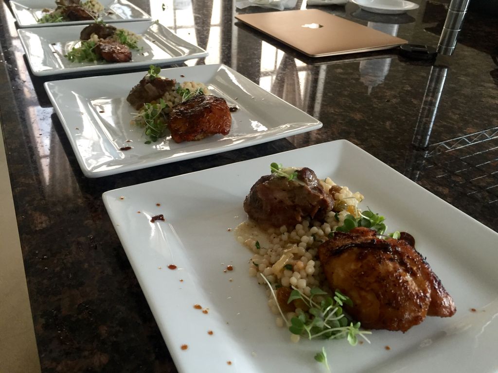Carmel Chicken | Beef Filet with Mustard Cream | L