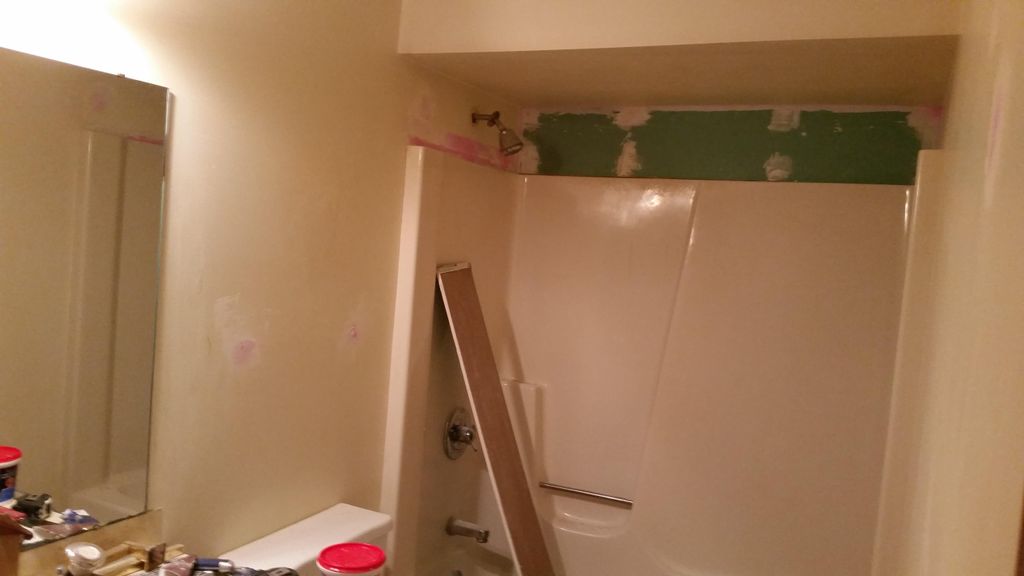 Replace old rotten drywall will new mildew resista