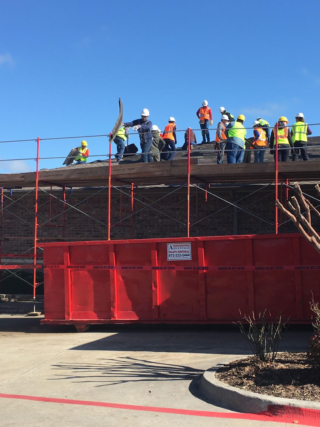 Commercial  roof job!