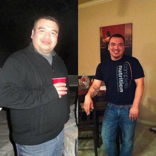 Helped this client lose 85lbs