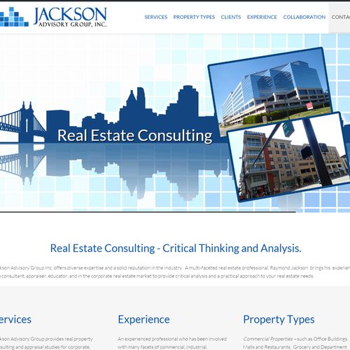 Brochure Site for Jackson Advisory Group, Cincinna