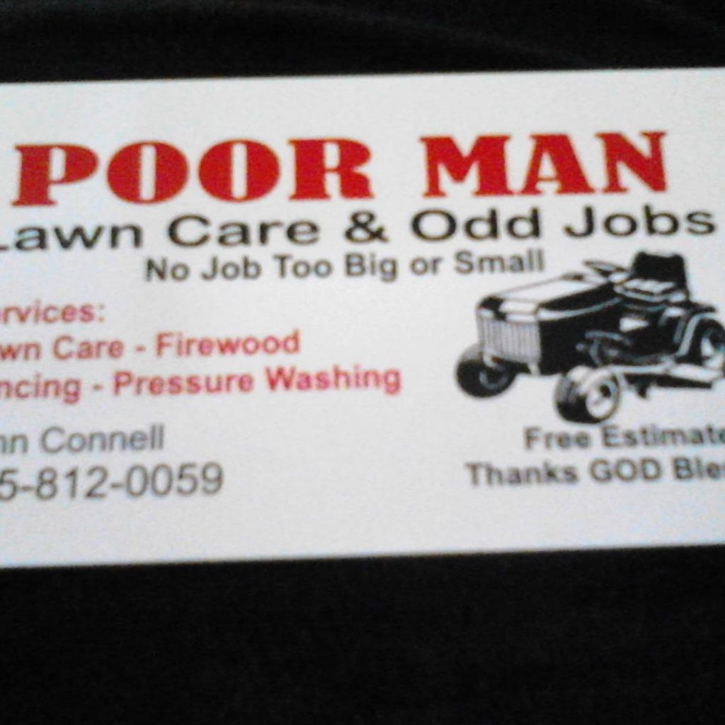 Poor Man Lawn Care n Odd Jobs