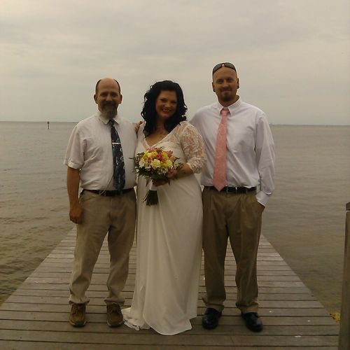 Me with John and Faith after their  Wedding 12/21/