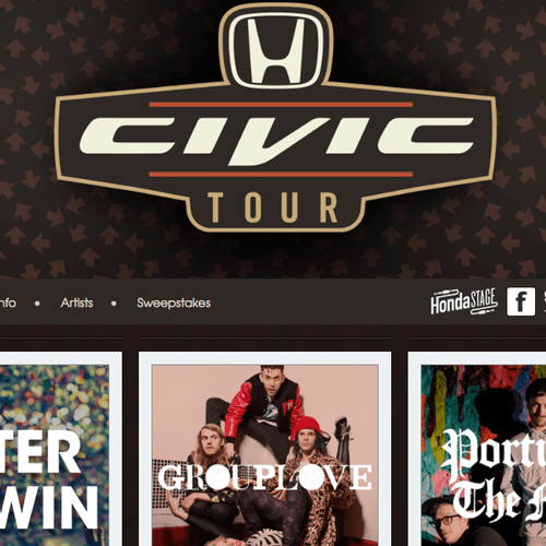 2014 Honda Civic Tour Website