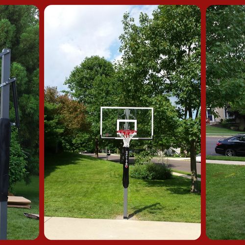 OUR SPECIALTY! Incredible Inground Basketball Goal
