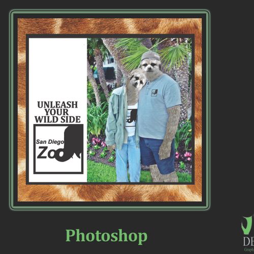 This is an ad I created for the San Diego Zoo whil