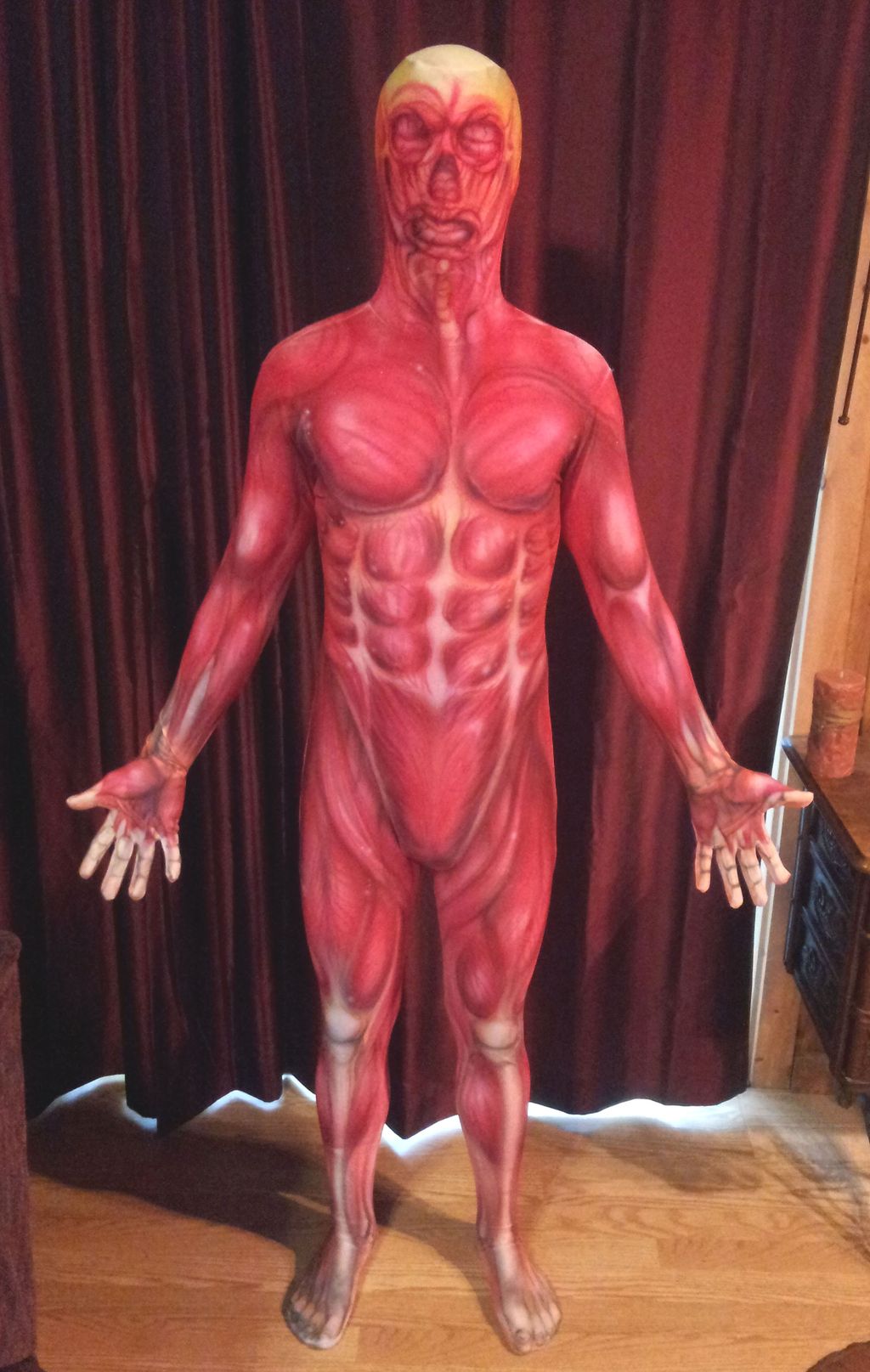 Body Painting on Spandex Suit