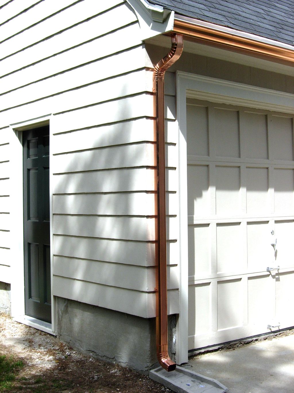 Copper Seamless Gutters