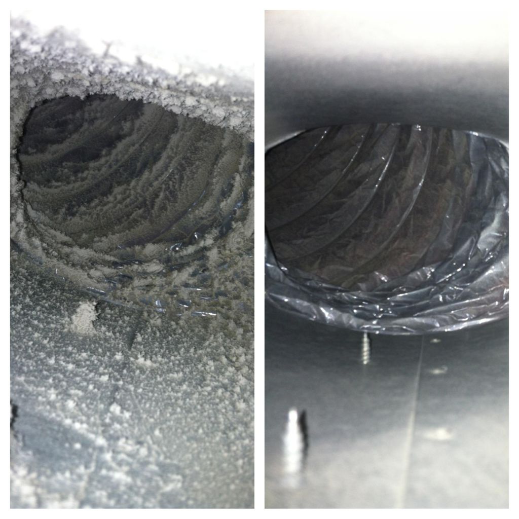 A before and after image.