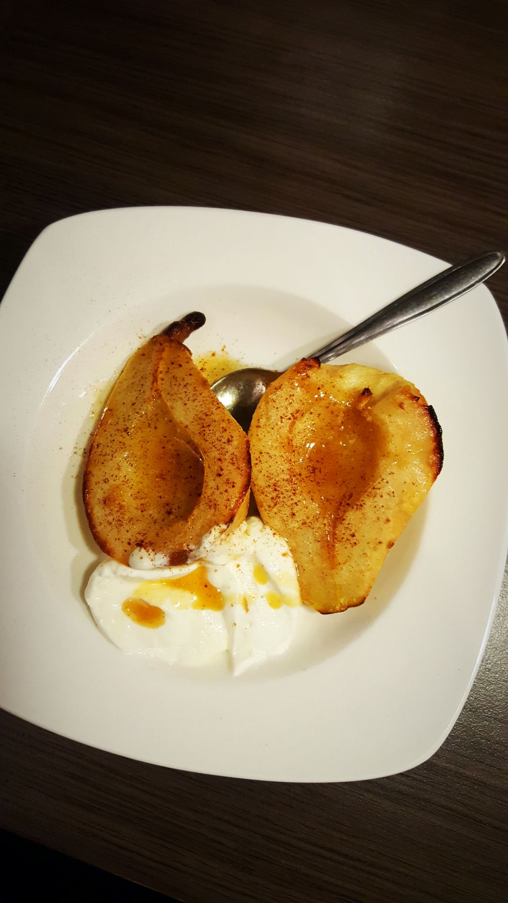 Oven baked pears