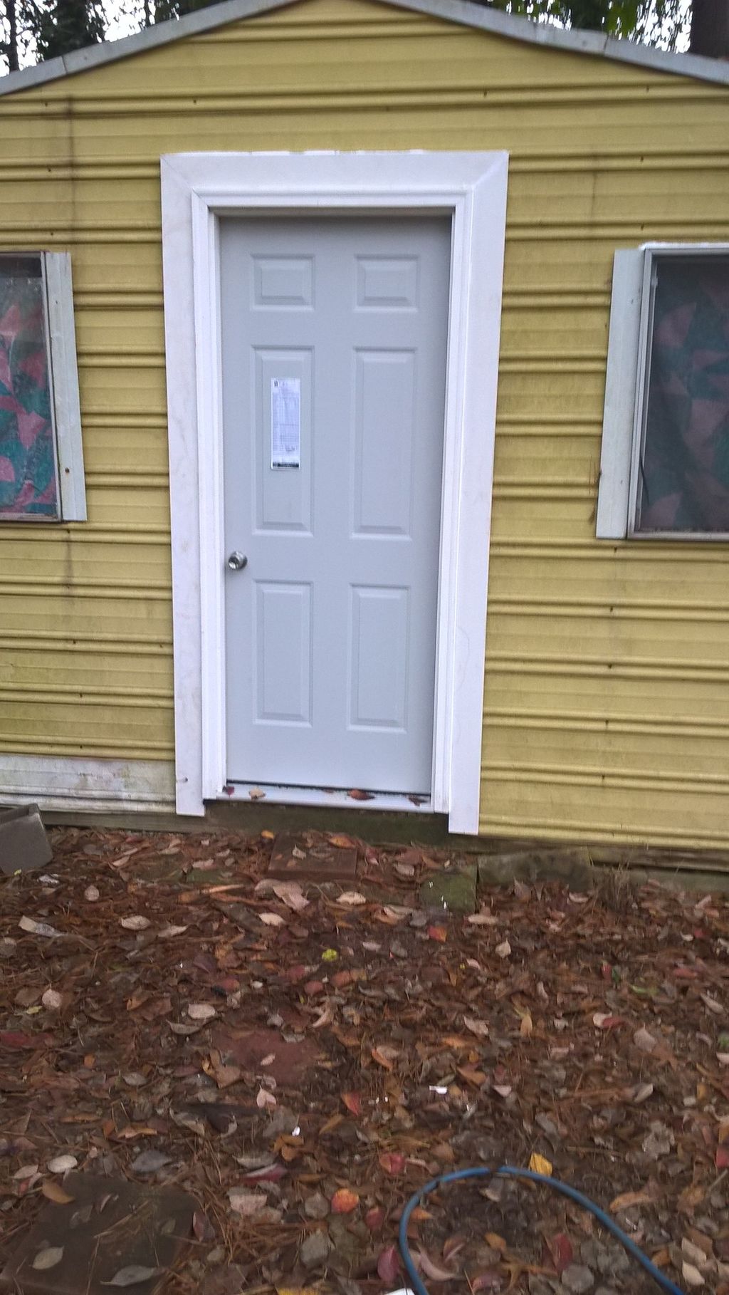 Door installation after