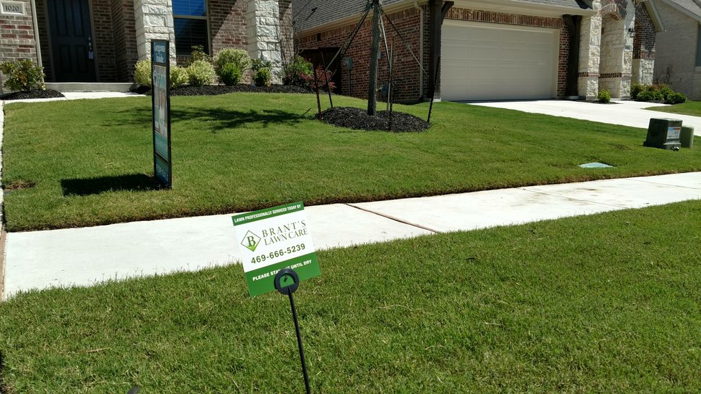 The yard of one of our regular customers