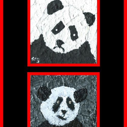 Two of the Pandas who live in the Hidden Bamboo Fo