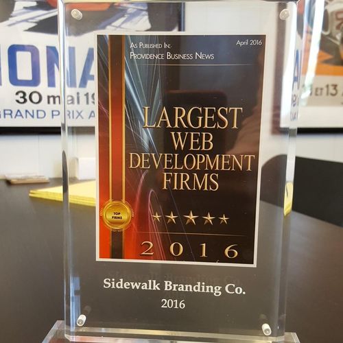 Named Top Web Development Firm in RI