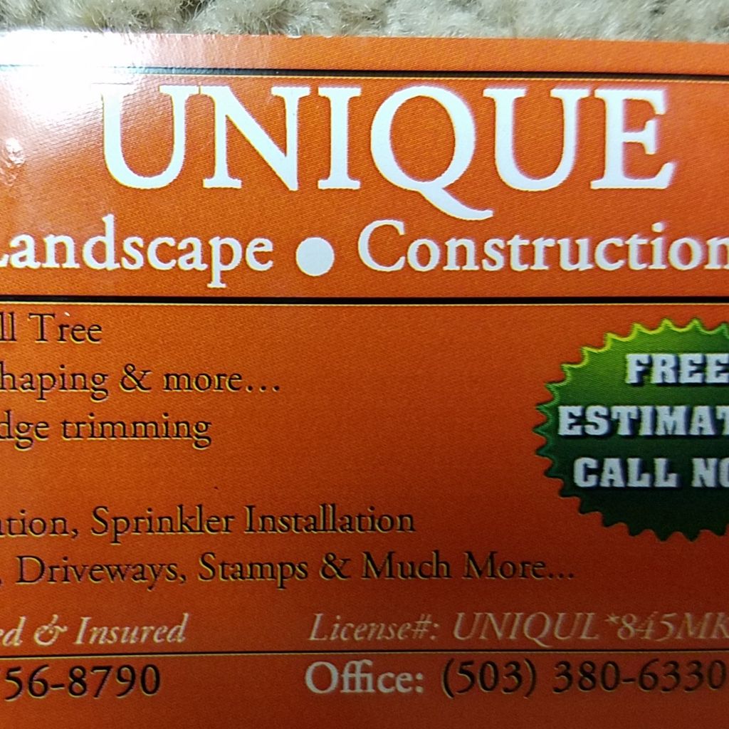 Unique Landscaping & Construction