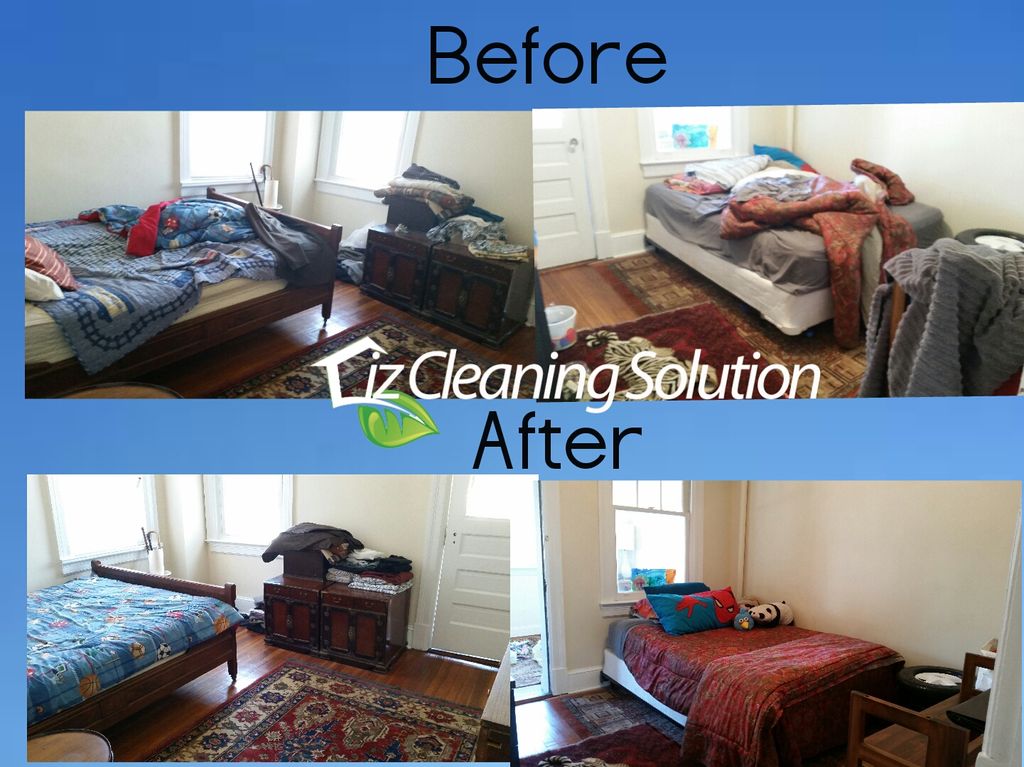 Rooms Cleaned By Liz Cleaning Solution.