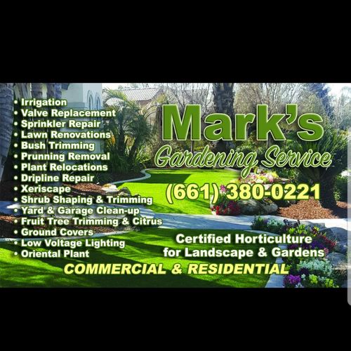 Marks Landscape Bakersfield Ca