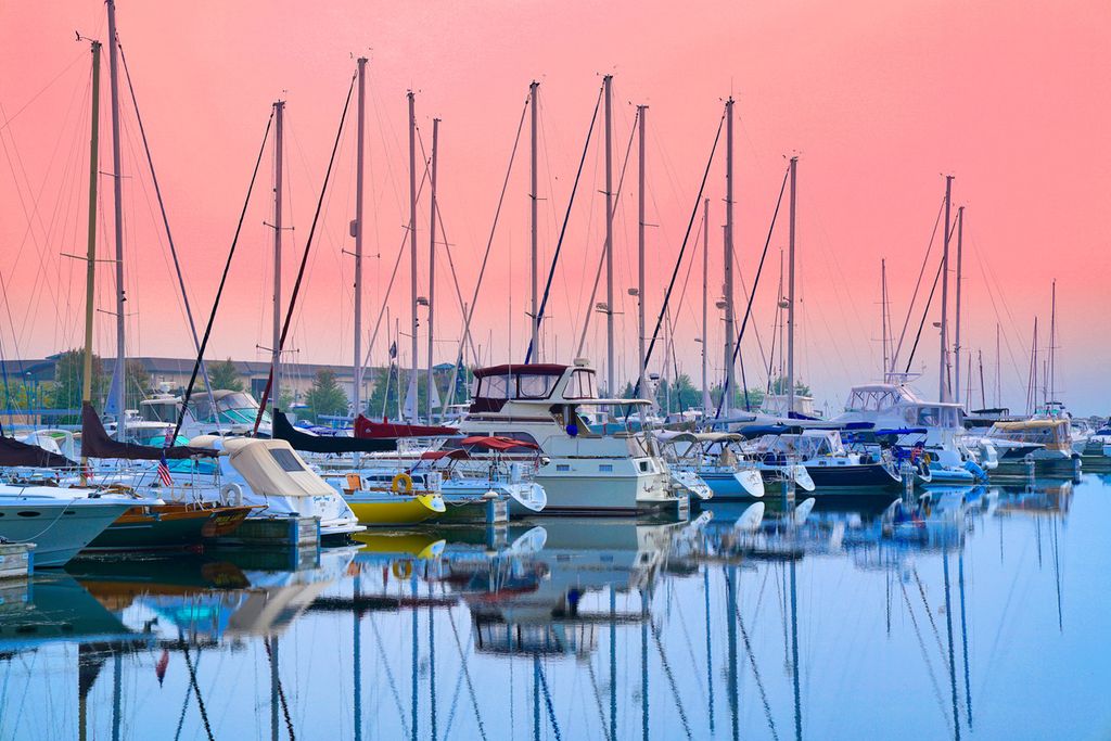 Kenosha Wisconsin Morning Harbor
