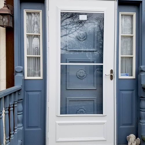 Storm doors make your house look inviting and help