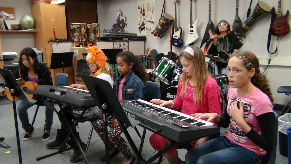 Classes on piano, guitar and wind instruments are 