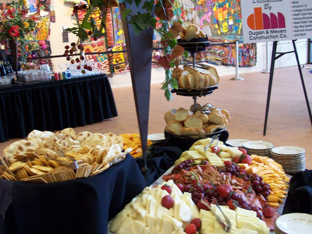 Hors d' oeuvres display