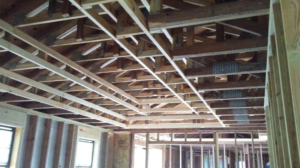 I call this our cake ceiling.It has 3 tiers.