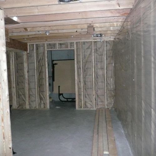 During...after framing,electrical and insulation h