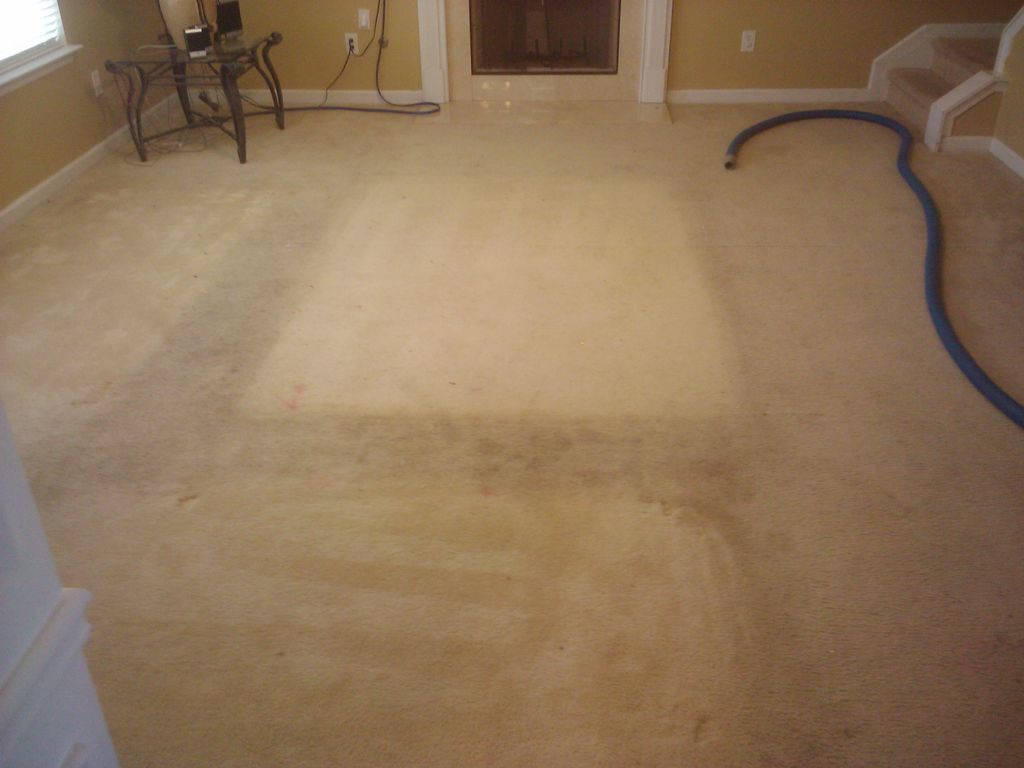 This is a "before" picture of a client's Den