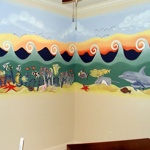 Child's room mural