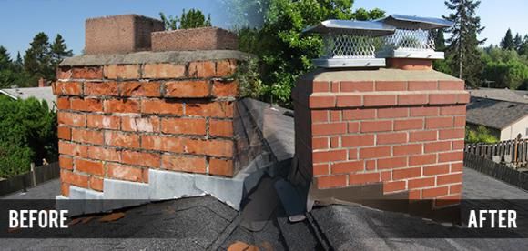 Before and after repair